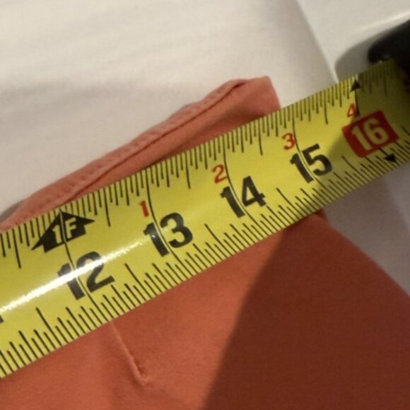 Neiman Marcus Straight Leg Pants 4 30x25 Orange Mid Rise Dress Trousers - Picture 5 of 6